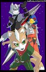  canine falco_lombardi fox_mccloud macks space star_fox video_games wolf 