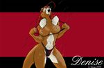  brown canine denise_(yawg) dog female solo standing tongue undressing wet_fur yawg 