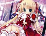  blonde_hair bunny fujima_takuya loli lolita_fashion original ribbons twintails 