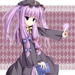 book fujieda_uzuki long_hair magic patchouli_knowledge purple_eyes purple_hair solo touhou very_long_hair 