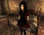  bedroom cute dress fallout fallout_3 maid red shojo 