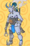  breasts cyborg cyclops female horns loincloth ogre steampunk technophilia topless ulbandi underwear what_has_science_done 