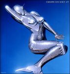  female hajime_sorayama hybrid mermaid nude pinup robot shiny solo technophilia 