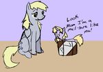  bag blonde_hair child cub cute daww derpy_hooves_(mlp) dinky_doo_(mlp) dinky_hooves_(mlp) equine female feral friendship_is_magic hair horn horse mammal mother my_little_pony pegasus pony unicorn unknown_artist wings young 