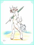  beach female goat hooves nina nude seaside seraph solo 