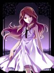  bad_id bad_pixiv_id brown_eyes brown_hair dress horizon inazuma_eleven inazuma_eleven_(series) kori_(etinop) long_hair looking_at_viewer raimon_natsumi sleeveless solo water white_dress 