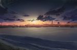  copyright_request landscape living no_humans power_lines scenery sky snow sunset twilight 