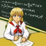  2ch.ru blonde_hair blue_eyes braid mascot ru-chans slavya-tan soviet_pioneer twin_braids writing 