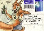  beer blotch canine diego dingo dog dog&#039;s_days_of_summer goatee male nude postcard solo 