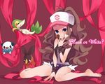  blue_eyes brown_hair chocolate oshawott pokabu pokemon pokemon_(game) pokemon_black_and_white pokemon_bw snivy tepig touko_(pokemon) tsutaaja valentine white_(pokemon) 