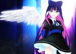  angel dress goth gothic panty_&amp;_stocking_with_garterbelt smile stocking_(character) stocking_(psg) wings 