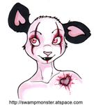  &hearts; chucky_ramirez female headshot holly_massey lemur scar solo tattoo 