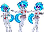  anthro anthrofied dj_pony equine eyewear female friendship_is_magic glasses horn mammal montage my_little_pony solo sunglasses unicorn unknown_artist vinyl_scratch_(mlp) what 