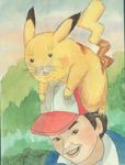  ash_ketchum human nightmare_fuel pikachu pok&eacute;mon unknown_artist what 