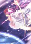  bow_(weapon) kaname_madoka long_hair magical_girl mahou_shoujo_madoka_magica pink_hair shinhwe solo spoilers two_side_up ultimate_madoka very_long_hair weapon 