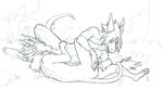  69 black_and_white dragon fellatio female fingering lying male masturbation monochrome nude on_side oral oral_sex outside penis plain_background sex sketch straight tree vaginal volvo white_background wood 