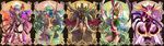  art_nouveau crown elf female fire gesu hi_res insect magic monstergirl pointy_ears skimpy topless wings 