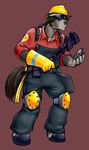  donkey equine goggles hooves knee_pads male skeeter team_fortress_2 wrench 
