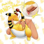  ampharos bestiality blush doggystyle duo eyes_closed faceless_male female feral from_behind human human_on_feral interspecies male mammal nintendo penetration pok&#233;mon pok&#233;philia pokephilia sex shiroisora size_difference spasm straight vaginal vaginal_penetration video_games 