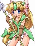  :o bad_id bad_pixiv_id blonde_hair blue_eyes bow elbow_gloves forehead_jewel gloves hair_ribbon hairband long_hair low-tied_long_hair oekaki panties pantyshot pauldrons polearm ribbon riesz seiken_densetsu seiken_densetsu_3 sidelocks simple_background skirt solo spear underwear weapon white_panties zipang_(zip@ng_works) 