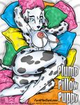  canine chains chubby dalmatian dog female max_blackrabbit piercing solo 
