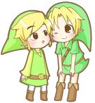  bad_id bad_pixiv_id black_eyes blonde_hair hat link lip_(coco) lowres male_focus multiple_boys one_eye_closed pointy_ears smile the_legend_of_zelda the_legend_of_zelda:_ocarina_of_time the_legend_of_zelda:_the_wind_waker toon_link 