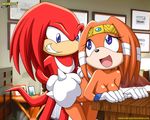  breasts butt cousin doggy_position female from_behind knuckles_the_echidna male mobian mobius_unleashed sonic_(series) tikal_the_echidna 