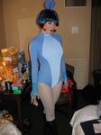  blue_eyes con cosplay female fursuit hi_res huge human mudkip photo pok&eacute;mon real snacks 