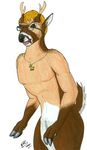  cervine deer glasses hooves horns solo tail transformation what_has_science_done 