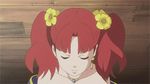  animated animated_gif cap flower fractale gif hair_flower hair_ornament lowres nessa screencap twintails 