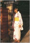  asian child feet japanese japanese_clothes kasahara_shiori kimono looking_at_viewer photo print_kimono shadow solo standing yukata 