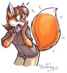  canine erin_middendorf female fox no_text oh_no oh_noes_i&#039;m_teh_furry reaction solo tail 