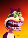  frank goggles jim_woodring scream solo teeth tongue uhoh 