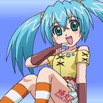  awa bakugan bakugan_battle_brawlers blue_hair lowres misaki_runo oekaki 