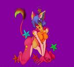  colored_background female lazyblazey nude star tattoo tempdude0 