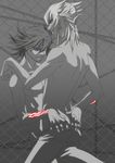  ass fudou_yuusei grope groping jack_atlas monochrome yaoi yu-gi-oh! yugioh_5d&#039;s yuu-gi-ou_5d's 