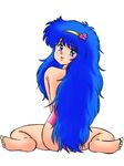  80&#039;s 80's 80s blue_hair flat_chest hayami_persia loli magical_girl mahou_no_yousei_persia oldschool swimsuit 