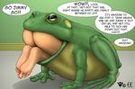  black_eyes butt carnivore_cafe comic drool educational female feral frog hindpaw human jesus_fucking_christ male nude pd_(artist) saliva the_more_you_know vore what what_has_science_done 