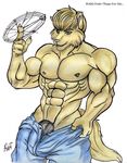  key male muscles penis pylon_the_wolf solo topless undressing 