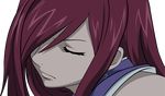  close erza_scarlet fairy_tail red_hair transparent vector 