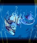  ambiguous_gender feral pok&eacute;mon solo swimming tail underwater vaporeon 坂田要 