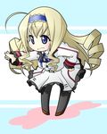  &gt;:( ahoge angry black_legwear blonde_hair blue_background blue_eyes blue_hairband blue_neckwear blue_ribbon blush brown_footwear cecilia_alcott chibi collared_shirt curly_hair dress drill_hair frown full_body hairband hand_on_hip infinite_stratos infinite_stratos_academy_uniform loafers lolita_hairband long_hair long_sleeves neck_ribbon outstretched_arm outstretched_hand pantyhose ribbon school_uniform shirt shoes solo standing striped striped_background vertical-striped_background vertical_stripes white_background white_dress white_shirt 