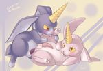  cum feral gay horn horns horny_hare_(monster) lagomorph licking male mammal penis purplekecleon rabbit sex tongue unirabbit 