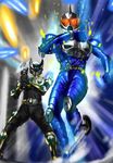  kamen_rider kamen_rider_accel kamen_rider_birth kamen_rider_ooo_(series) kamen_rider_w momopon multiple_boys 