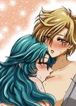  2girls aqua_hair bishoujo_senshi_sailor_moon blonde_hair blue_eyes blush breast_licking breasts closed_eyes eyelashes kaiou_michiru large_breasts licking long_hair multiple_girls short_hair sweat ten'ou_haruka tongue very_short_hair wavy_hair yuri 