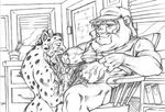  couple cum feline fellatio furryrevolution gay leopard licking lion male mammal muscles oral oral_sex piercing rcouple sex tongue 