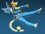  blue cat danae feline female legend_of_mana myojinius solo 