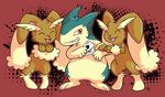  &#9824; ace_of_spades ambiguous_gender card eyes_closed lopunny nintendo open_mouth playing_card pok&#233;mon pok&eacute;mon raizy red_eyes smile typhlosion video_games 