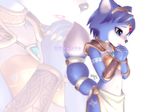  canine cute female fox krystal pey star_fox video_games wallpaper 
