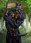  bomb_(artist) canine collar male muscles solo spiked_bracelet spiked_collar 